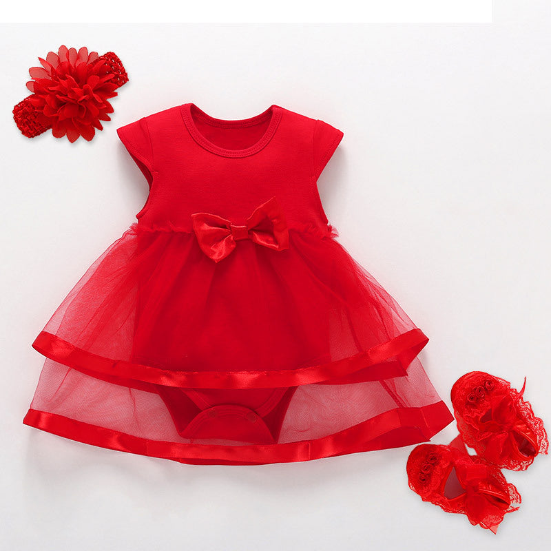 New Baby Girl Birthday Princess Dress - I Love Goods