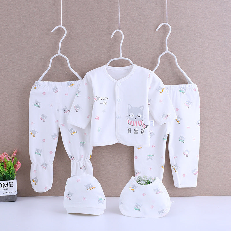 Cotton Baby Clothing Spring And Summer Underwear Set - I Love Goods
