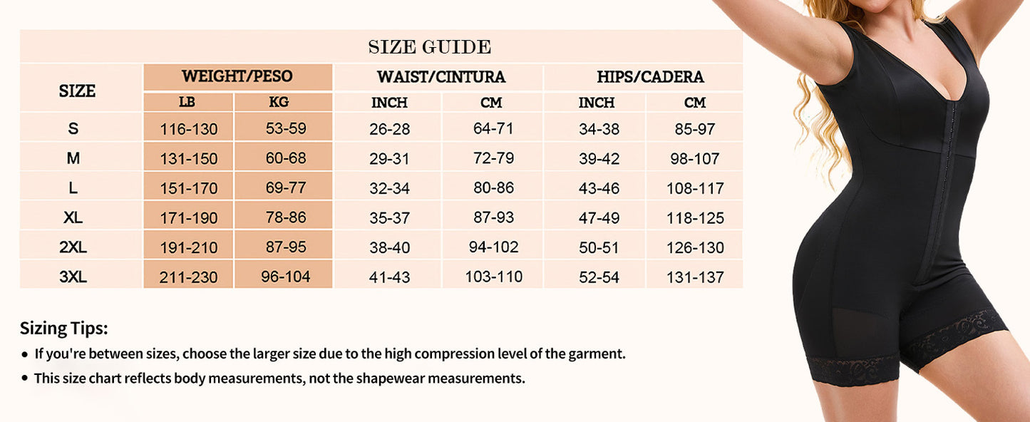 Elegant Tummy Control Full Body Shaper - I Love Goods