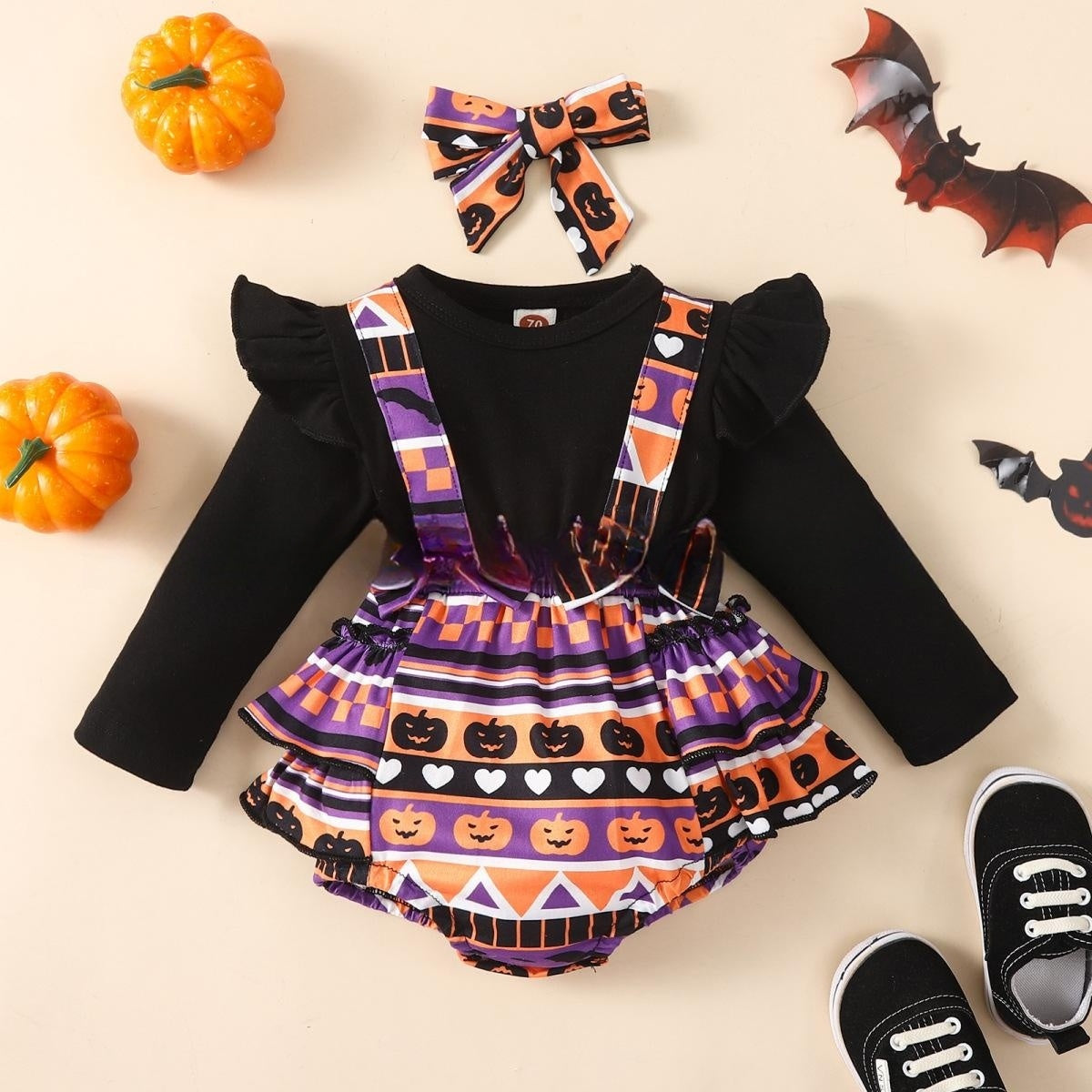 Chic Halloween Layered Romper - I Love Goods