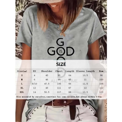 Uplifting "God Is Good" Graphic Tee - I Love Goods