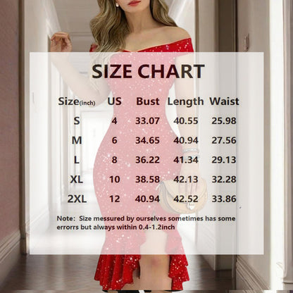 Showstopper: Sparkling Ruffled Bodycon - I Love Goods