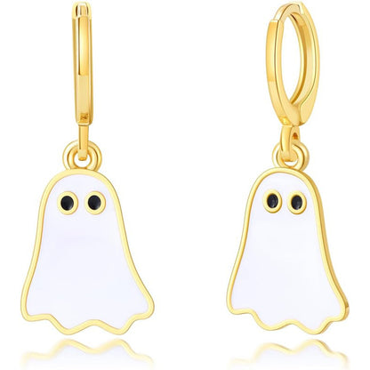 Cute Ghost Huggie Hoop Earrings - I Love Goods
