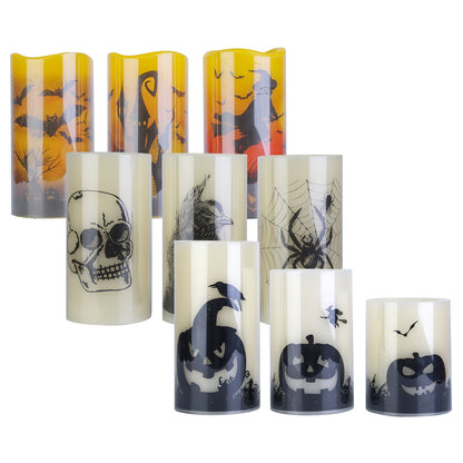 Spooky Glow 3PK Flameless Candles - I Love Goods