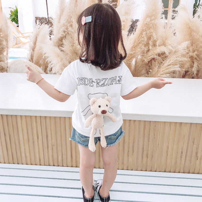 Children's bear T-shirt - I Love Goods