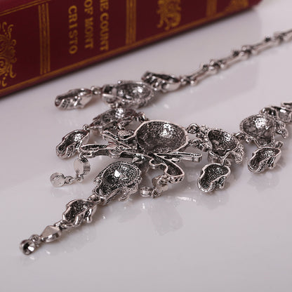 Chic Punk Skull Tassel Necklace - I Love Goods