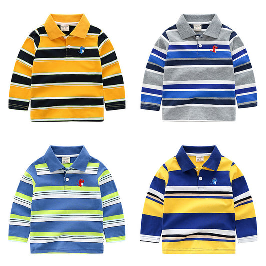 Boys striped long sleeve T-shirt - I Love Goods