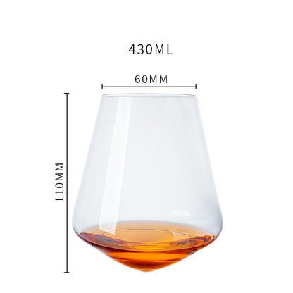 Handmade Crystal Tumbler Wine Glass - I Love Goods