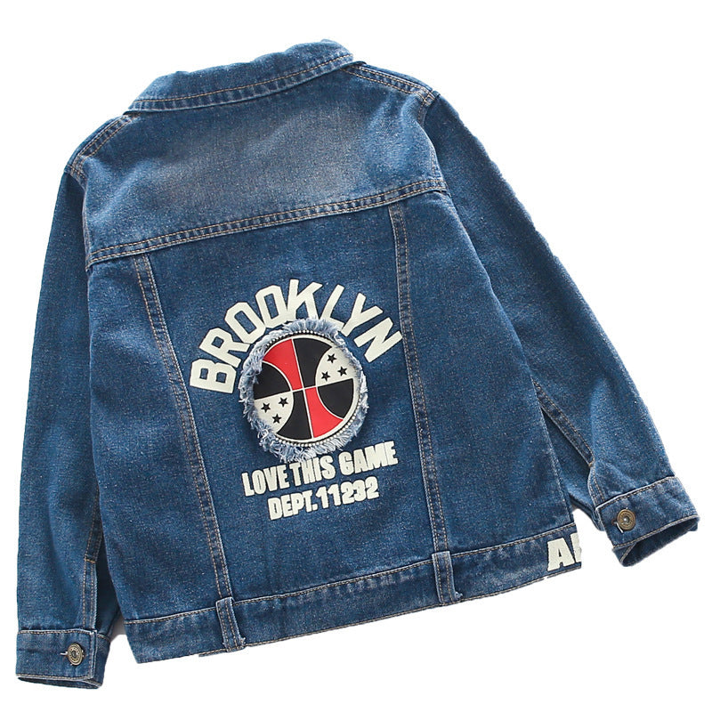 Girls' Denim Jacket For Children - I Love Goods