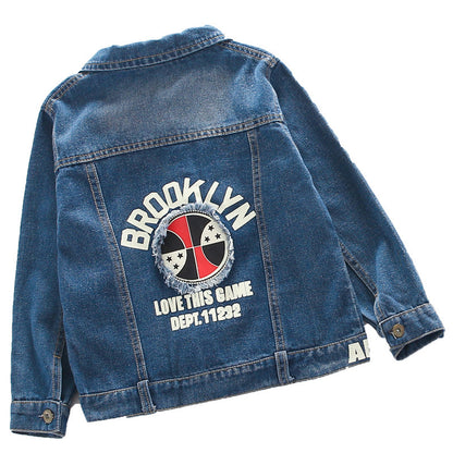 Girls' Denim Jacket For Children - I Love Goods
