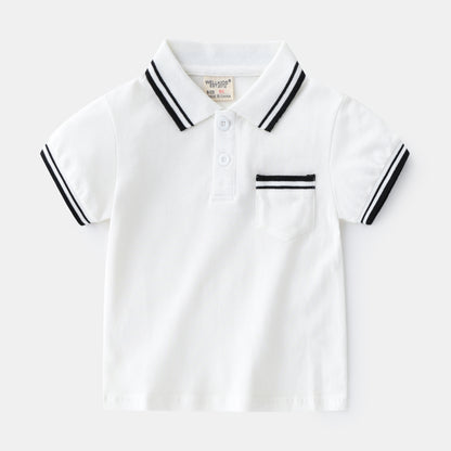 Boys' T-Shirt Summer Polo Shirt - I Love Goods