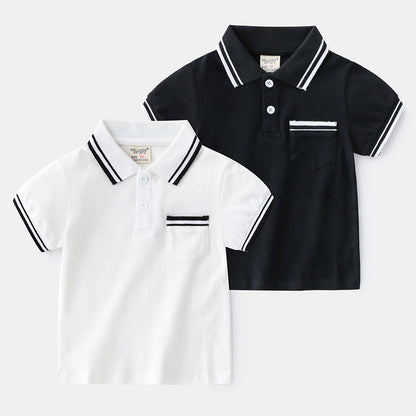 Boys' T-Shirt Summer Polo Shirt - I Love Goods