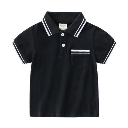 Boys' T-Shirt Summer Polo Shirt - I Love Goods