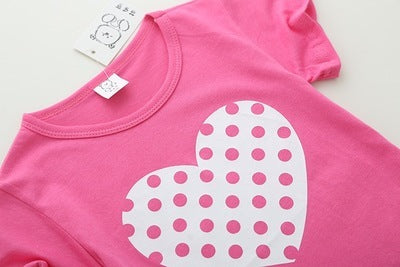 Polka dot short sleeve t-shirt - I Love Goods