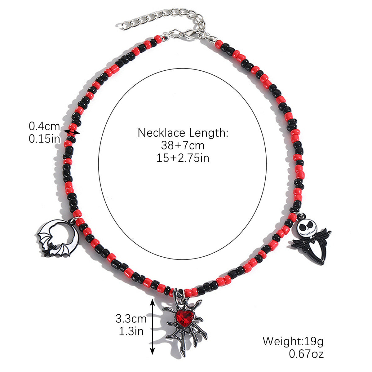 Spooky Halloween Charm Necklace - I Love Goods