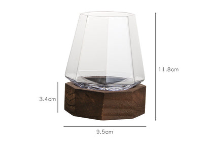 Handmade Crystal Tumbler Wine Glass - I Love Goods