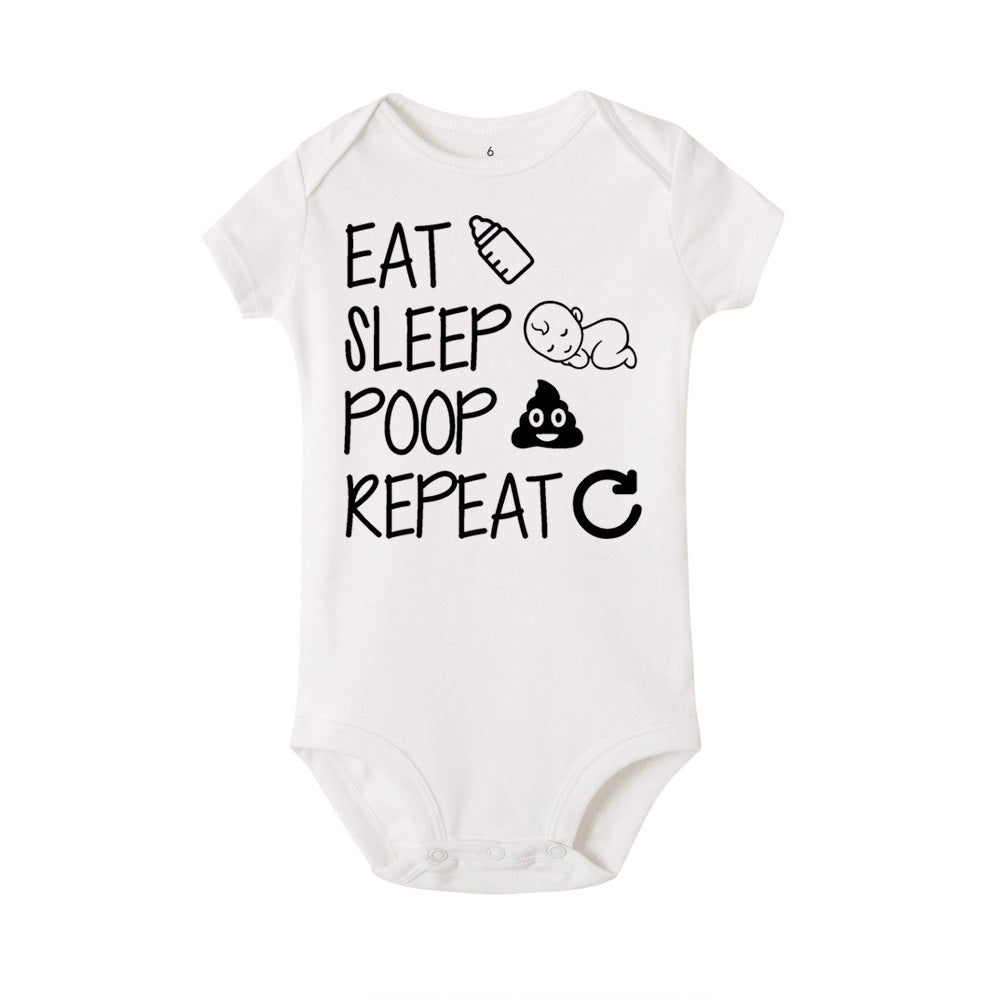Monogrammed newborn crawling suit - I Love Goods