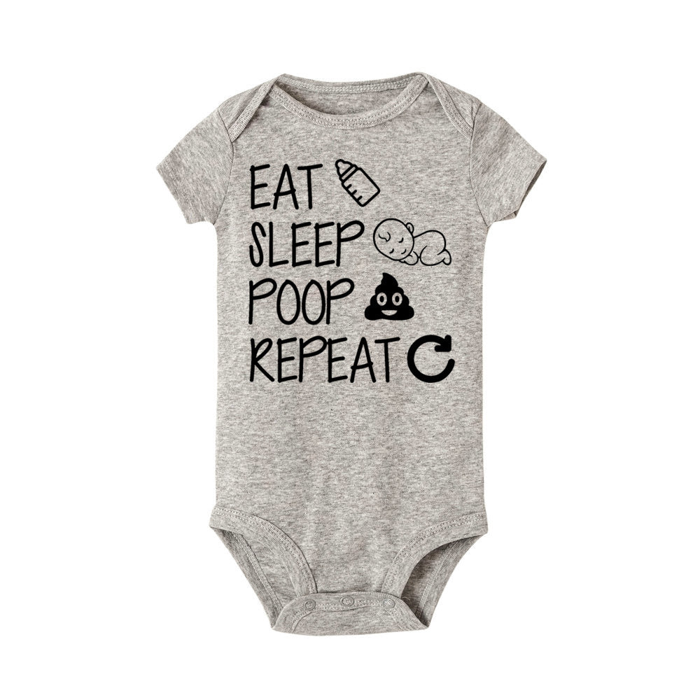 Monogrammed newborn crawling suit - I Love Goods