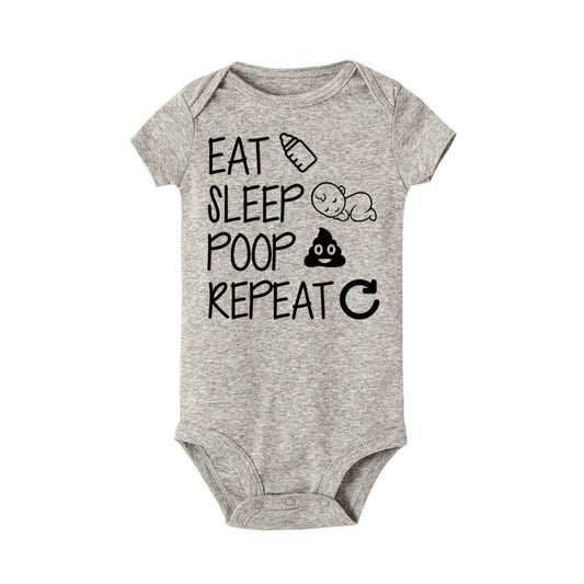 Monogrammed newborn crawling suit - I Love Goods
