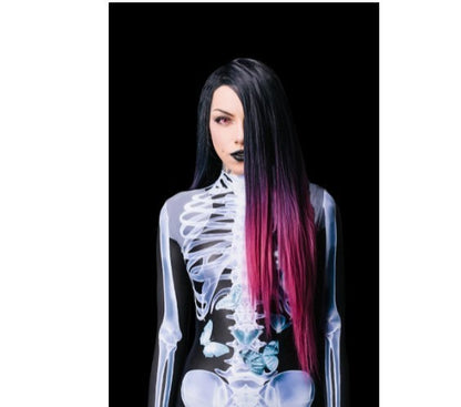 Spooky Skeleton 3D Print Bodysuit - I Love Goods