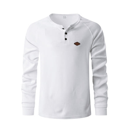 Men's Quick-Dry Waffle Henry Shirt - I Love Goods