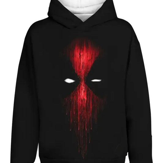 Men's Creepy Printed Hooded Sweatshirt - I Love Goods