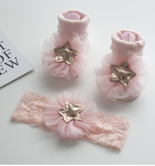 Baby Headband Socks Set Accessories - I Love Goods
