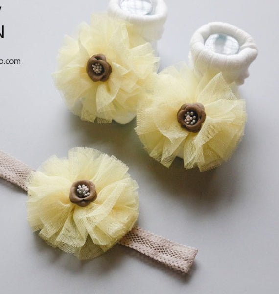 Baby Headband Socks Set Accessories - I Love Goods