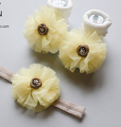Baby Headband Socks Set Accessories - I Love Goods