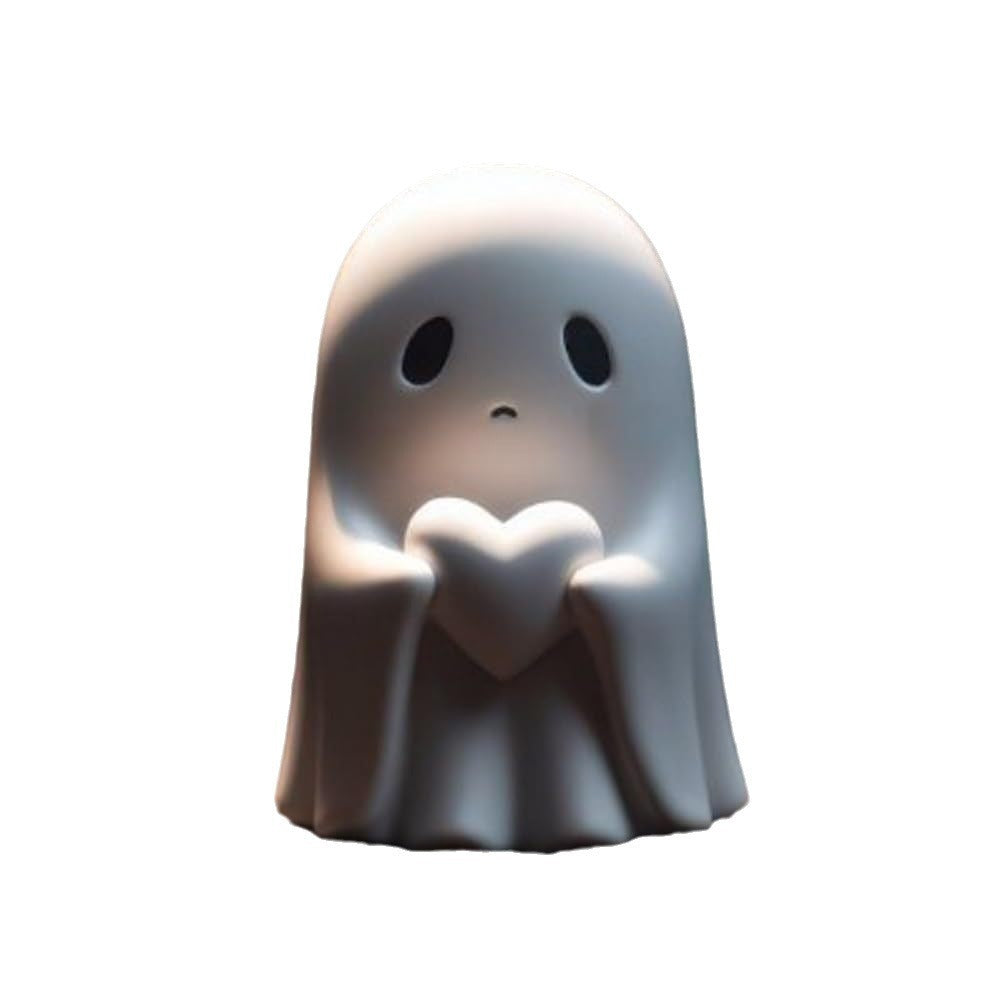 Halloween Middle Finger Love Ghost Ornaments - I Love Goods
