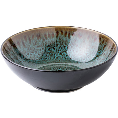 Vintage Green Ceramic 8-inch Household Noodle Bowl - I Love Goods