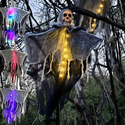 Outdoor Horror Hanging Skull Prop - I Love Goods