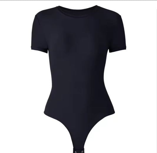 Second-Skin Short-Sleeve Shapewear - I Love Goods