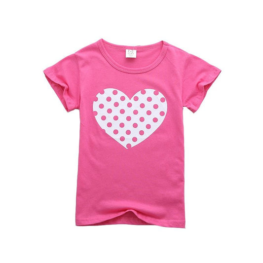 Polka dot short sleeve t-shirt - I Love Goods