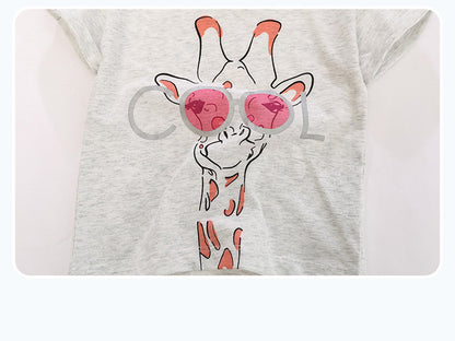 Round Neck Children's Top Bottoming Shirt - I Love Goods