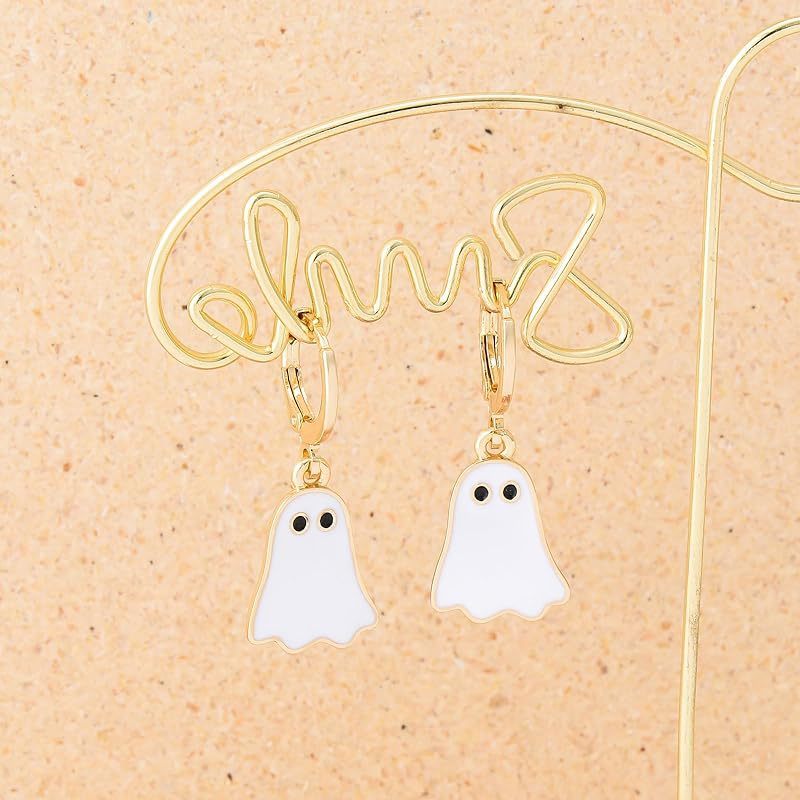 Cute Ghost Huggie Hoop Earrings - I Love Goods