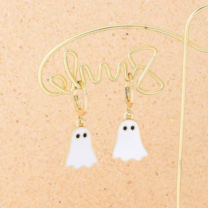 Cute Ghost Huggie Hoop Earrings - I Love Goods