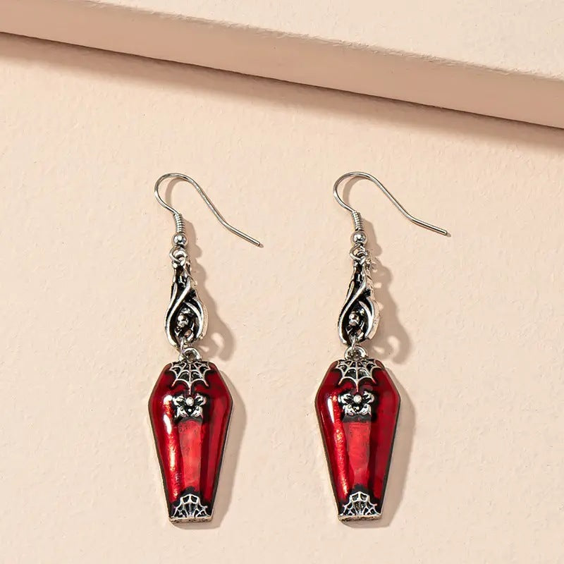 Chic Retro Bat & Spider Earrings - I Love Goods