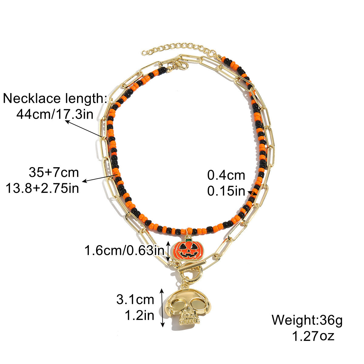 Spooky Halloween Charm Necklace - I Love Goods