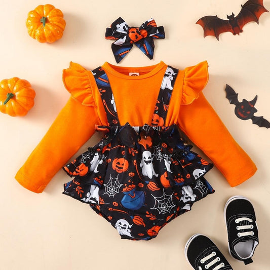 Chic Halloween Layered Romper - I Love Goods