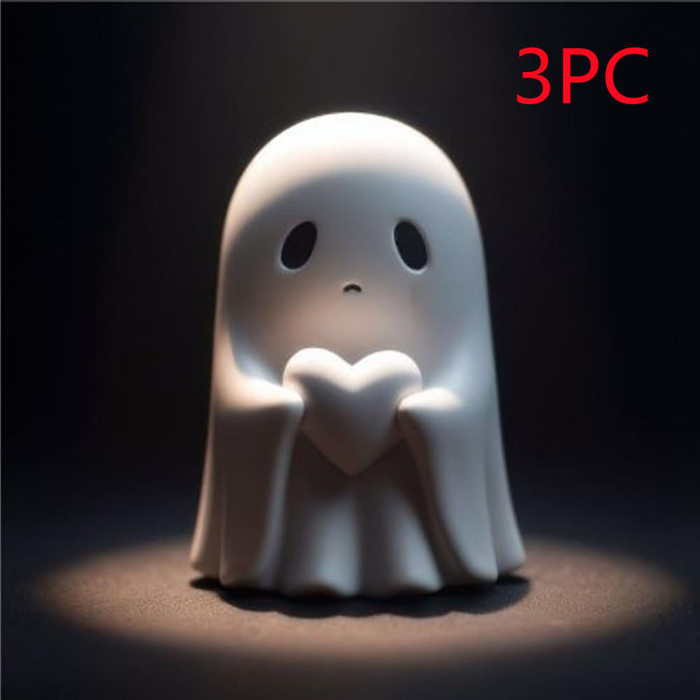 Halloween Middle Finger Love Ghost Ornaments - I Love Goods