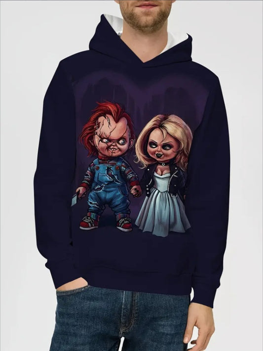 Men's Chucky Printed Hooded Sweatshirt - I Love Goods