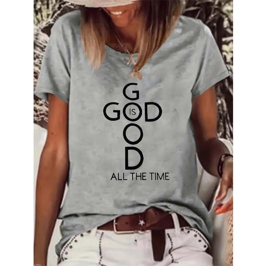 Uplifting "God Is Good" Graphic Tee - I Love Goods