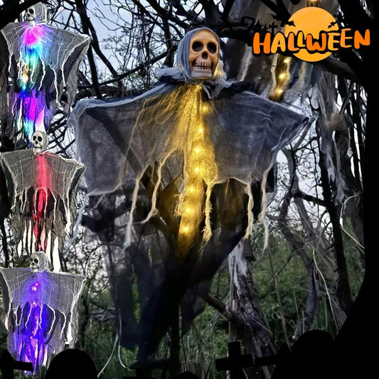 Outdoor Horror Hanging Skull Prop - I Love Goods