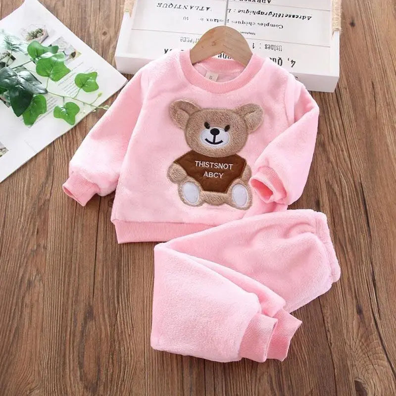 Cozy Warmth! 3PC Fleece Toddler Suit - I Love Goods