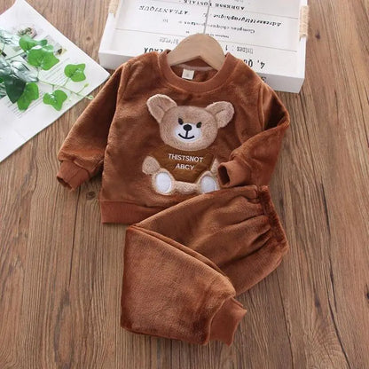 Cozy Warmth! 3PC Fleece Toddler Suit - I Love Goods