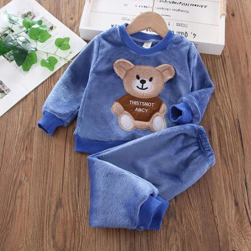 Cozy Warmth! 3PC Fleece Toddler Suit - I Love Goods