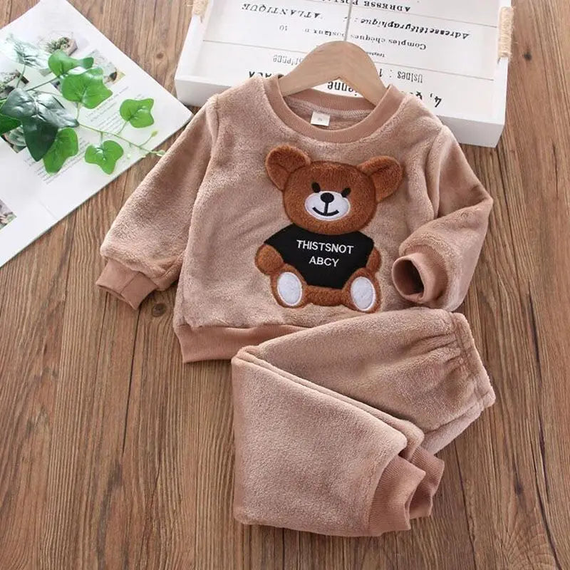Cozy Warmth! 3PC Fleece Toddler Suit - I Love Goods