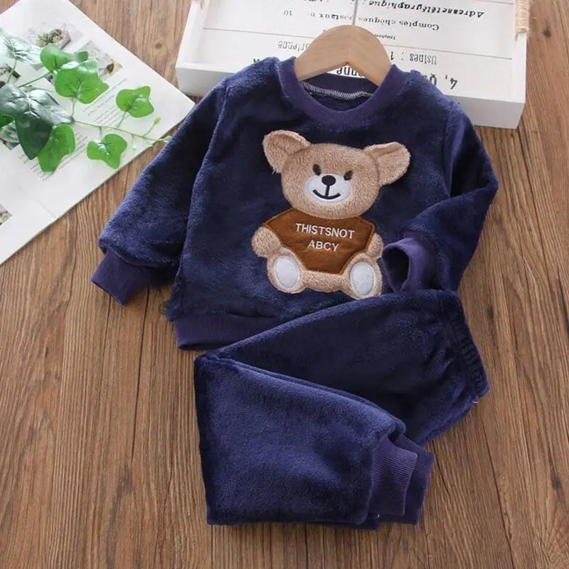 Cozy Warmth! 3PC Fleece Toddler Suit - I Love Goods