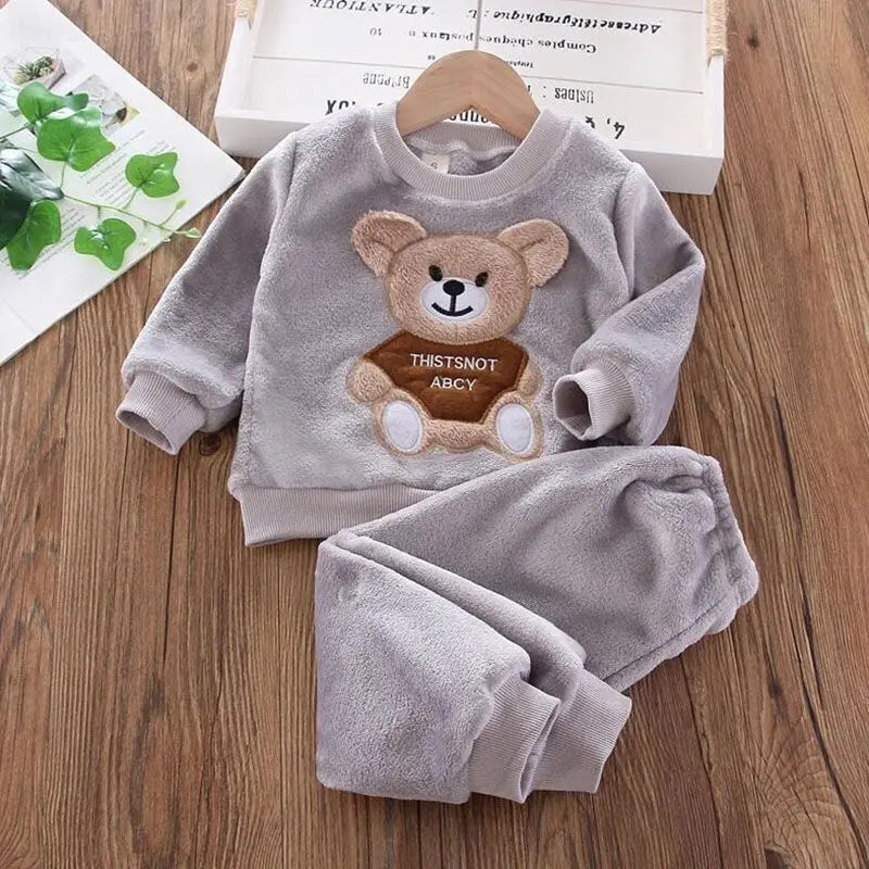 Cozy Warmth! 3PC Fleece Toddler Suit - I Love Goods
